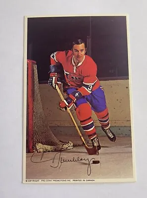 1971-72 Montreal Canadiens Postcard Jean Claude Tremblay • $5.89