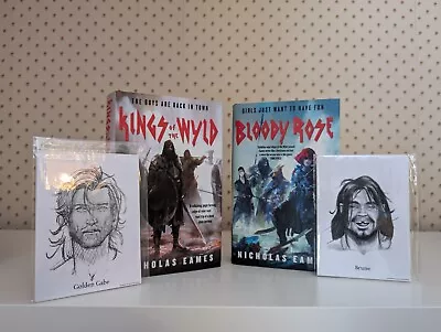 Nicholas Eames Kings Of The Wyld & Bloody Rose HB Signed & Both Numbered 168 • £299.99