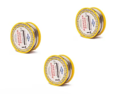 60/40 Tin/Lead Flux 2.0% 2mm Rosin Flux Solder Wire 3 Rolls (150 Gms) • $13.99