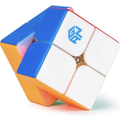 $21 • Buy 2 ×2  GAN 249 V2 Magic Speed Cube Stickerless Professional Fidget Toys GAN