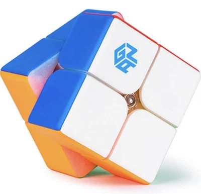 $21 • Buy 2 ×2  GAN 249 V2 Magic Speed Cube Stickerless Professional Fidget Toys GAN