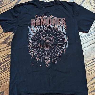 Ramones SHIRT (Large) Punk Rock Black Johnny Joey Deedee Retro • $7.99