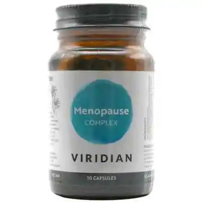 Viridian Menopause Complex 30 Capsules Sage Lemon Balm Vegan No GMO No Sugar • £19.99