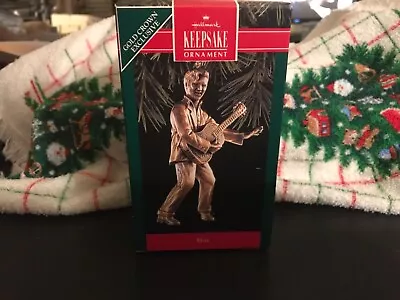 Ornament Hallmark Keepsake Elvis Presley With Guitar 1992 NIB • $7.99