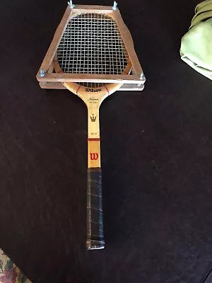 Vintage Wilson Jack Kramer Net Starnstrat-Bow Tennis Racket W Leather Handle • $24.95