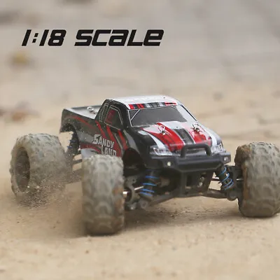 DEERC 9300 RC Car 1:18 Scale 40+ KM/H Fast RC Truck 4WD Off Road High Speed • $69.99