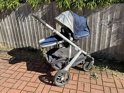 Uppababy Vista 2015 Double Pram With Bassinet Rumbleseat Piggyback Board • £225