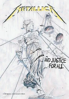 METALLICA Justice For All Fabric Poster • £9.99