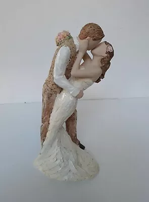 Wedding Gift Couple LOVING EMBRACE More Than Words Collection 10  Tall Signed • $29.50