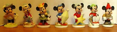 Mickey And Minnie Mouse  4  Ceramic Figurine Lot (7 Different) Walt Disney Prod. • $50