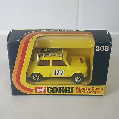 Monte Carlo Mini Cooper Rally Car No: 308 In Original Box • $113.65