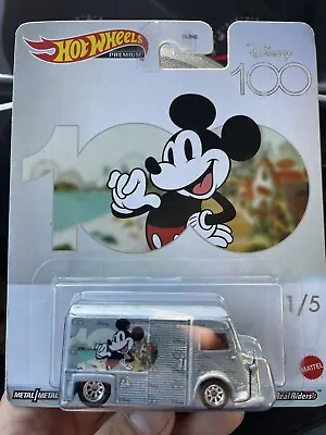 2023 Hot Wheels Premium Disney 100 Mickey Mouse Citroen Type H Metal Diecast 1/5 • $10