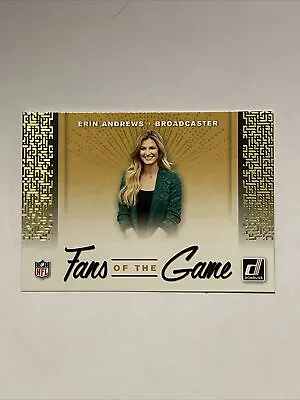 2019 Donruss Fans Of The Game FTG-1 ERIN ANDREWS Broadcaster FOX  • $2.99