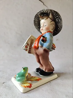 Porcelain Figure Cortendorf Young Painter With Frog Sketches • £25.90