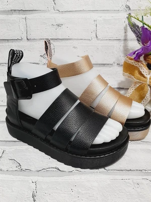 £21.95 • Buy Womens Ladies Low Strappy Platforms Flatforms Buckle Straps Shoes Sandals Size 