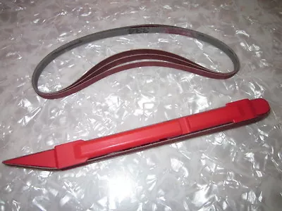 $14.70 • Buy Fret Dressing Crowning Sanding File Stick Kit#1 With 4 Belt Luthier Tool! MI/USA
