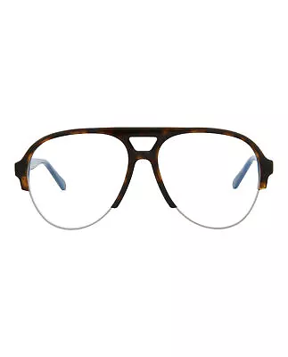 Brioni Mens Aviator Havana Havana Transparent Fashion Designer Eyewear • $123.99