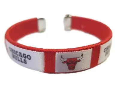 NBA Chicago Bulls Basketball Bracelet Wristband Strap Bangle Michael Jordan 13 • $7.82