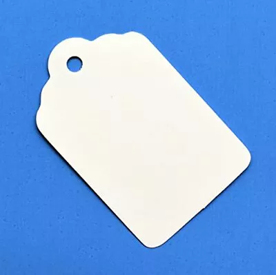 Unstrung White Merchandise Tags - 2 1/4” X1 7/16” Pack Of 500 Marking Tags Wi... • $24.05