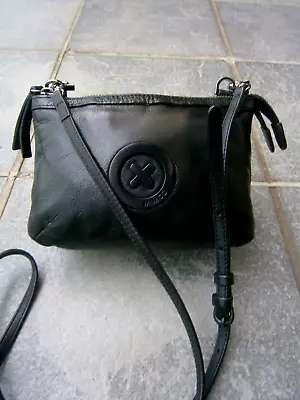 Mimco Secret Couch Supernatural Crossbody Leather Black Bag.po#3045679. • $26.09