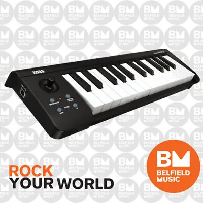 Korg MicroKey 25 Key Black USB Midi Controller Micro Keyboard - BNIB - BM • $119