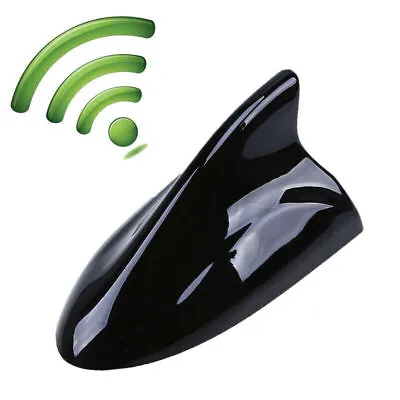 $17.98 • Buy Black Shark Fin Car Roof Antenna Radio FM/AM Signal Aerial Accessories Universal