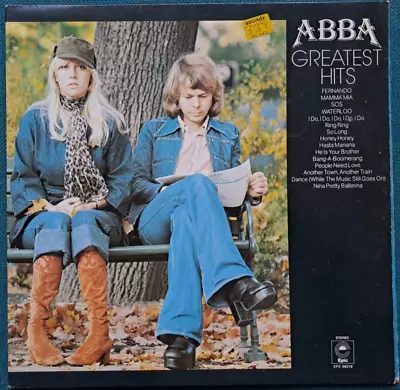 Abba - Greatest Hits - 1975 Uk Epic 12  Vinyl Lp Album Gatefold Sepc 69218 • £6.99