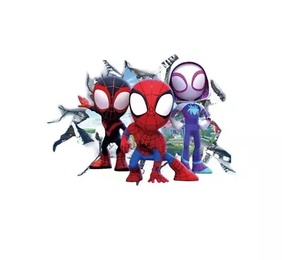 Marvel Spidey 3d Vinyl Wall Sticker Kids Bedroom Decor Superhero's Wall Decor • £7.99