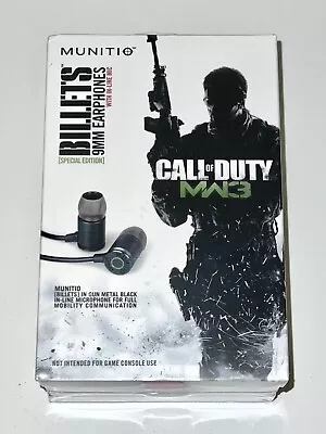 New Sealed Munitio Call Of Duty MW3 Billets 9MM Earphones (Special Edition) • $189.99