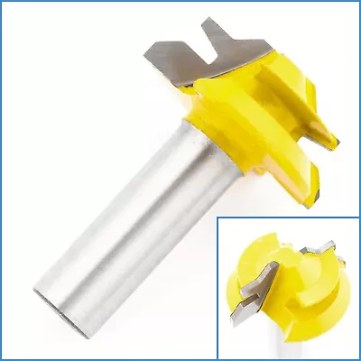 35mm 45 Degree 12mm Shank Mitre Lock Corner Joint Milling Router Cutter Bit Tool • £16.72