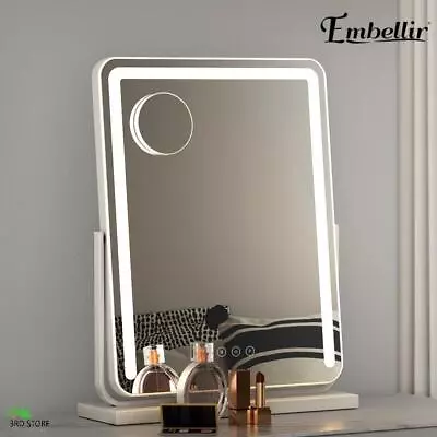 Embellir Makeup Mirror With Lights Hollywood Vanity LED Mirrors White 40X50CM • $57.60