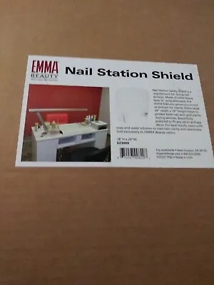 Table Shield Sneeze Guard Protection Shield For Nail Station. NEWINBOX • $151.11