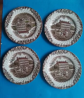 Johnson Bros Heritage Hall Georgian Townhouse Made In England 4 Dinner Plates  • $42