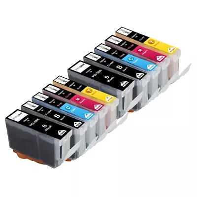 10 Ink Cartridge Fits Canon Pixma IP4200 IP4300 IP4500 IP5100 MP500 MP530 MP600 • £12.42