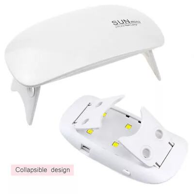Mini Pocket LED Lamp Manicure Light Polish Curing Nail Dryer UV Gel Machine • $9.36