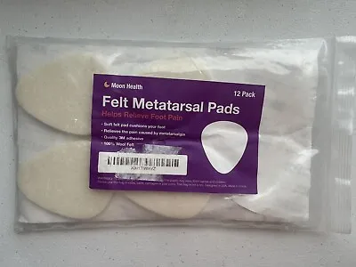 11 Pack Metatarsal Pads For Women And Men 1/4 Thick Felt Ball Of Foot Cushion • $9.50