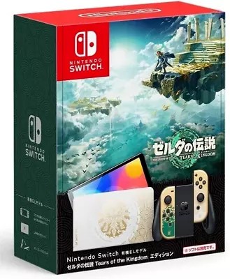 Nintendo OLED Switch Console Legend Of Zelda: Tears Of The Kingdom Edition NEW! • $299.97