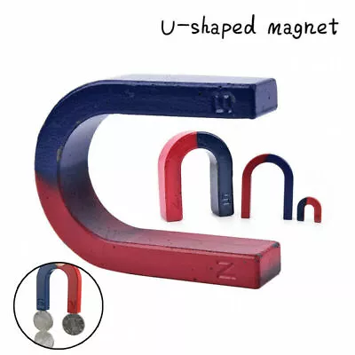 U Shaped Horseshoe Magnetic Detect Pole Repel And Counterpole 30-80mm • $8.83