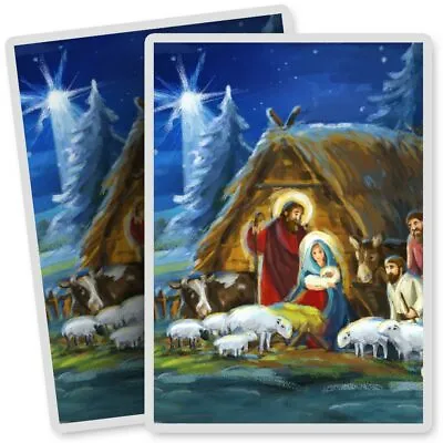 2 X Vinyl Stickers 7x10cm - Nativity Scene Christmas Traditional  #16504 • £3.99