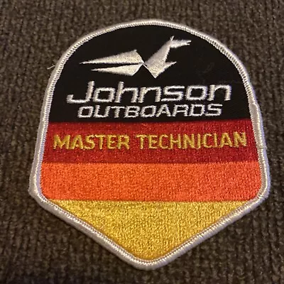 VTG JOHNSON OUTBOARDS Master Technician Sew On Patch • $29.75