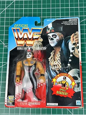 Vintage Hasbro WWF WWE PAPA SHANGO Wrestling Figure (Damaged Card) • $199.99