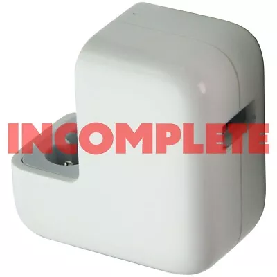 INCOMPLETE Apple 10-Watt USB Wall Adapter / Travel Charger - White (A1357) • $6.59