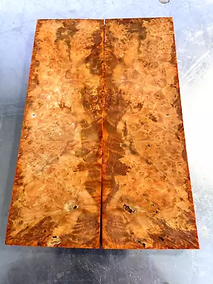 Stabilized Maple Burl Box Elder Bookmatch Maple Knife Scales Handles Grips • $29