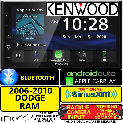 06-10 Dodge Ram Truck Nav Bluetooth Carplay Android Auto Car Radio Stereo Opt Xm • $543.49
