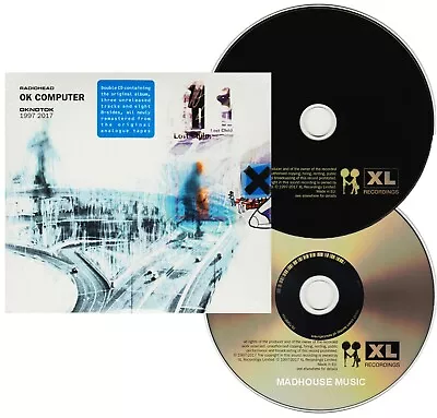 RADIOHEAD CD X 2 OK COMPUTER OKNOTOK 1997 - 2017 Deluxe 23 Tracks DOUBLE + Sheet • £9.95