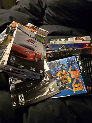 Video Game ARTWORK AND MANUAL ONLY( Xbox 360 PS3 PS2)Cover Art And Manuals Lot • $10