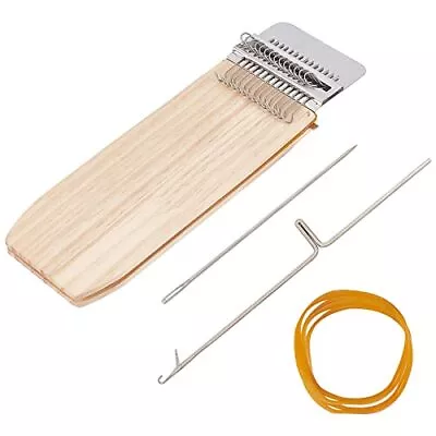 Wood Knitting Looms Wooden Weaving Frame Loom Mini Household Mending Loom Wea... • $25.73