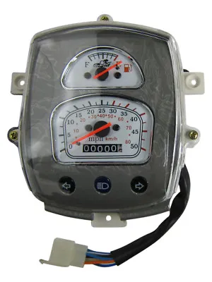 Puma Amor Motorcycle Chinese Scooters Moped Speedometer Speed Meter Assembly • $19.97