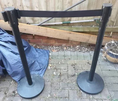 £6 • Buy Security Pub/Club Extendable Crowd Control Safety Belt Barrier Pole H 37  W 12½ 