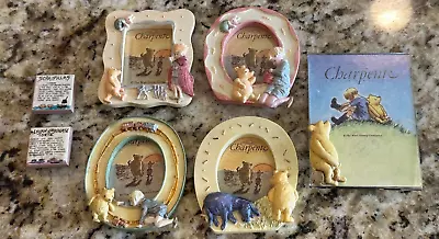 Lot Of 7 Classic Pooh Magnet Picture Frames By Charpente-Miniature Porcelain D21 • $45.99